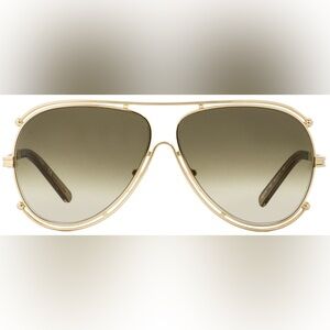 Chloe Pilot Sunglasses CE121S Isidora 743 Gold/Opal
